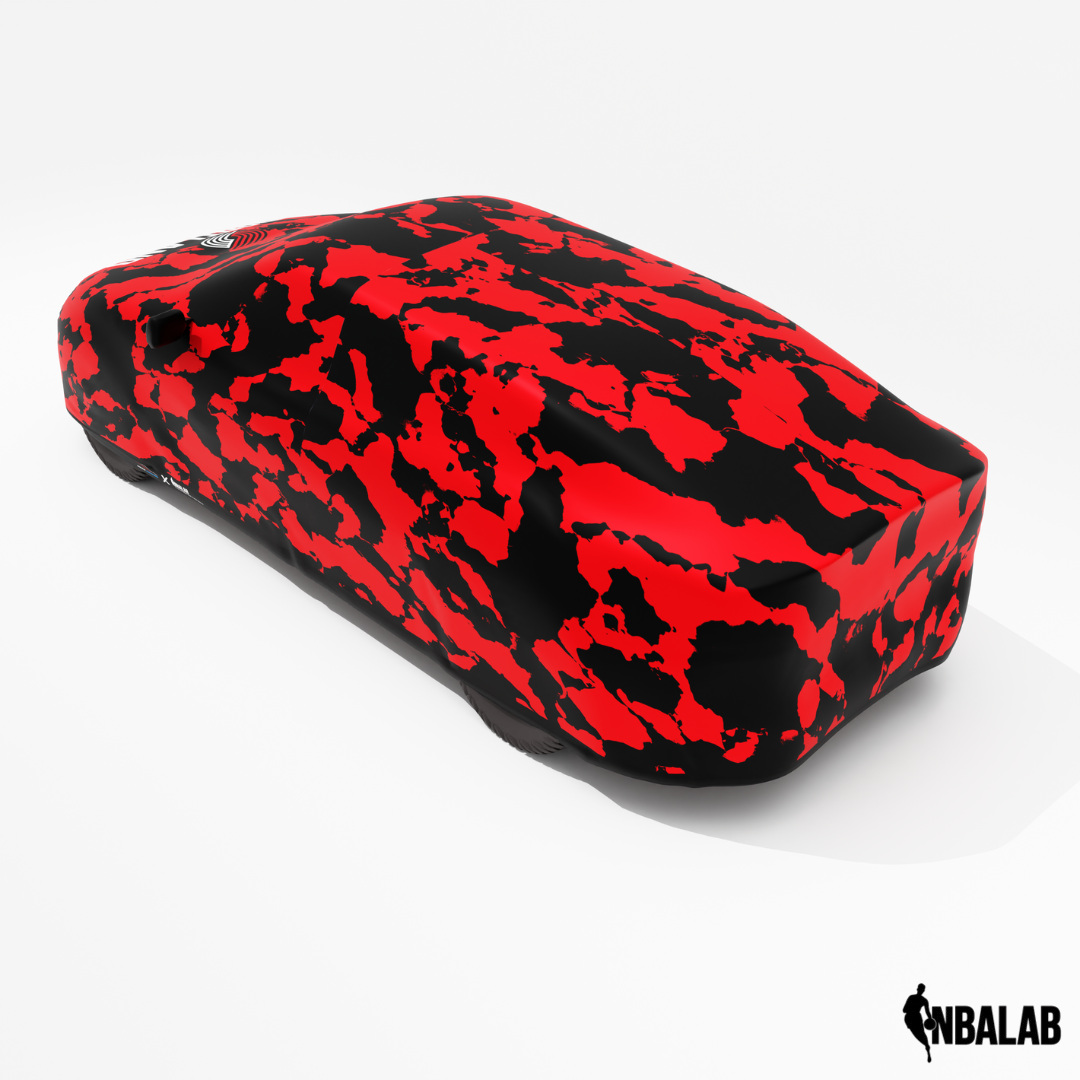 Officially Licensed Portland Trailblazers Camouflage Car Covers – Indoor & Outdoor | NBA Protection | HeroCovers