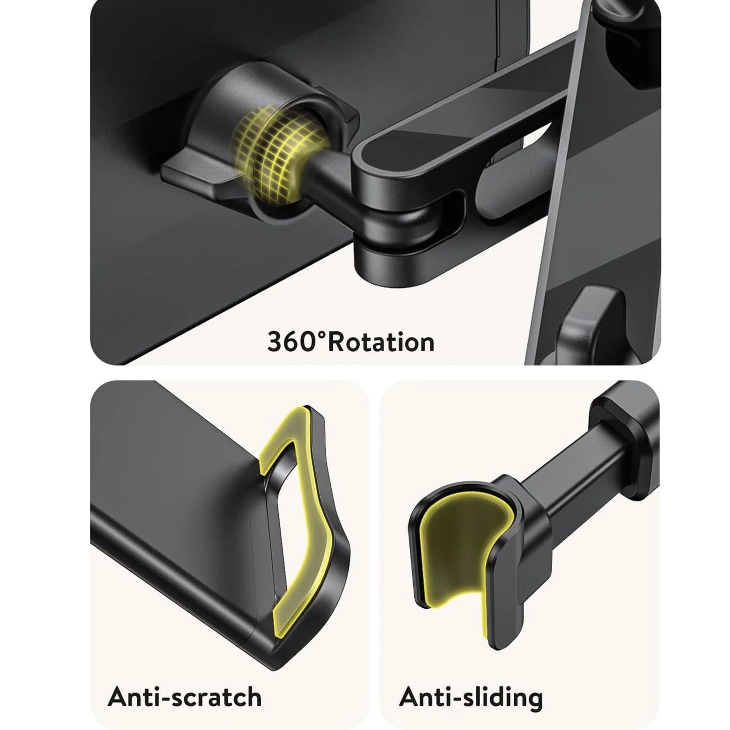 Adjustable Rear Seat Car Mount Phone & Tablet Holder