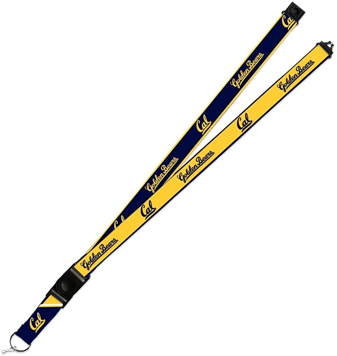 California Golden Bears Lanyard Keychain 2-sided Breakaway Clip University of