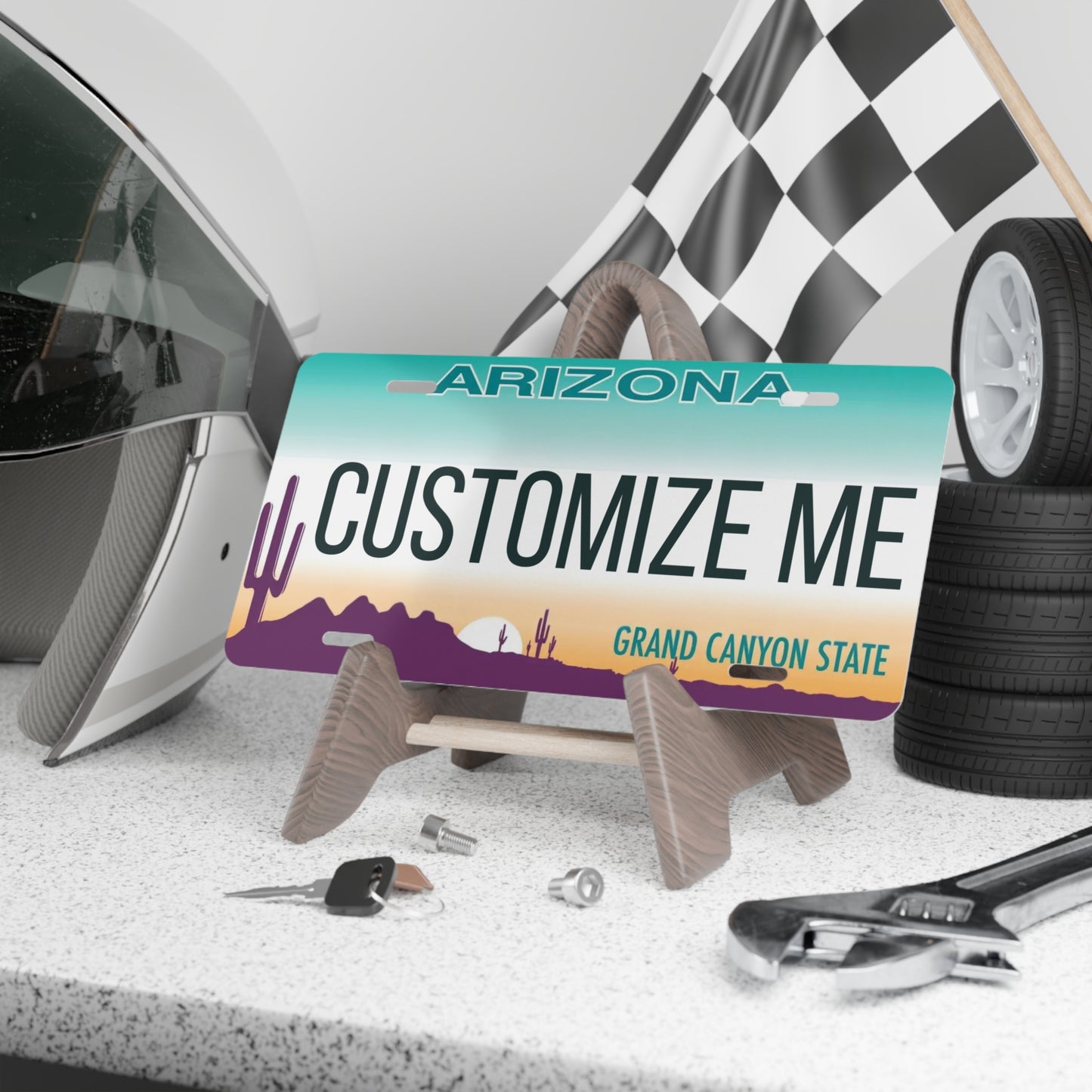 Custom Personalized Arizona Vanity Plate - Customize Me Arizona The Grand Canyon State