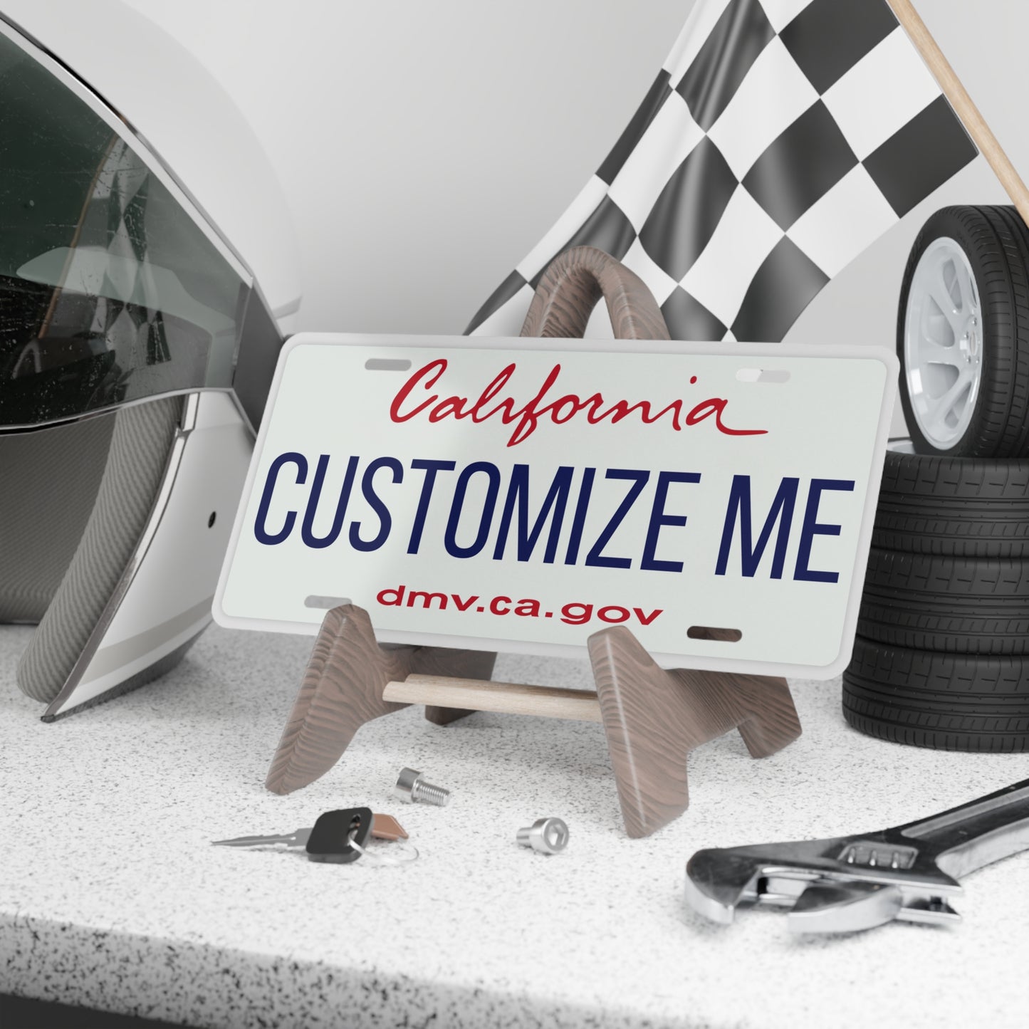 Custom Personalized California Vanity Plate - Customize Me California Golden State Plate