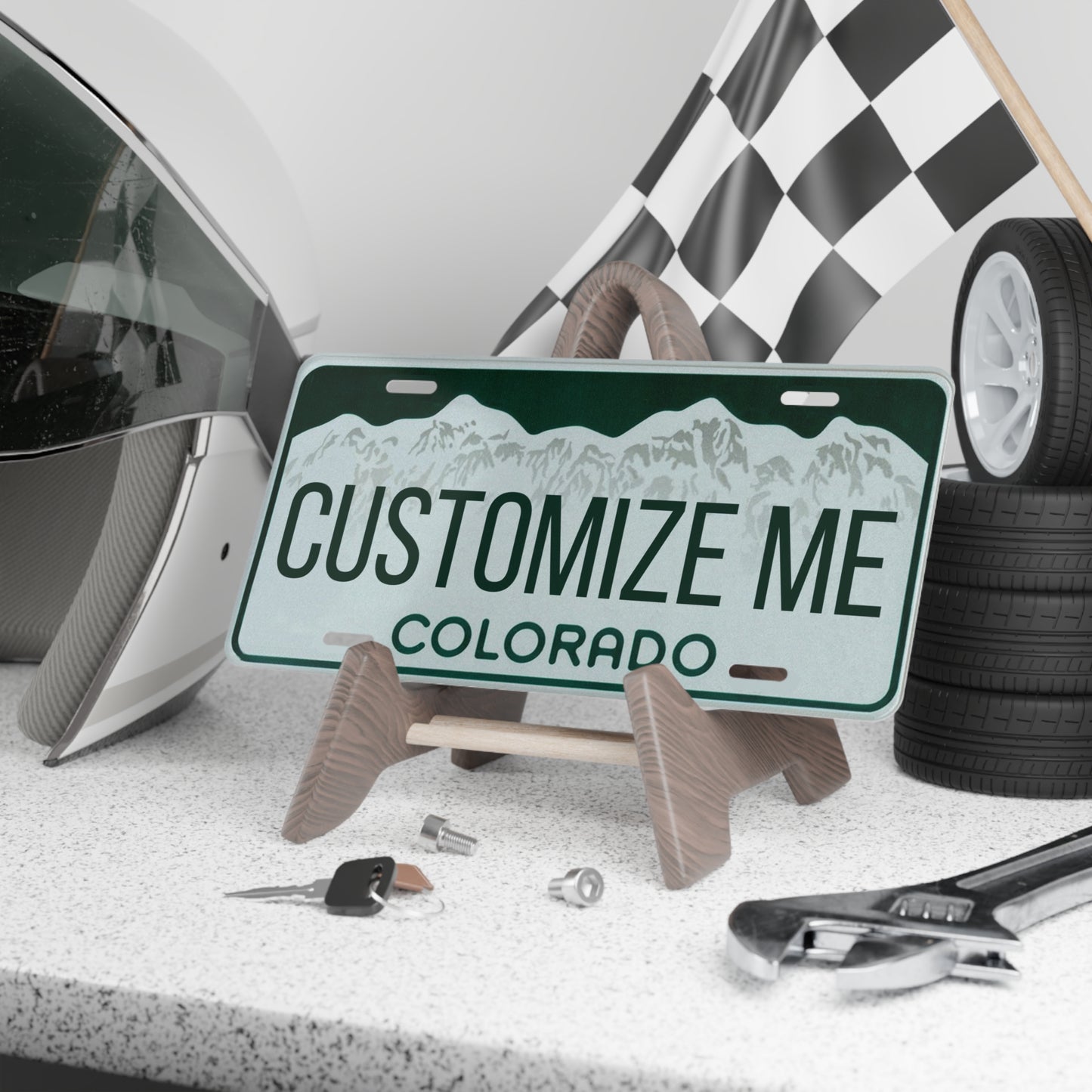 Custom Personalized Colorado Vanity Plate - Customize Me Colorado The Centennial State