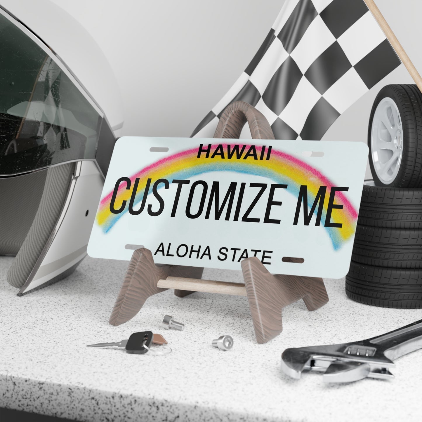 Custom Personalized Hawaii Vanity Plate - Customize Me Hawaii The Aloha State