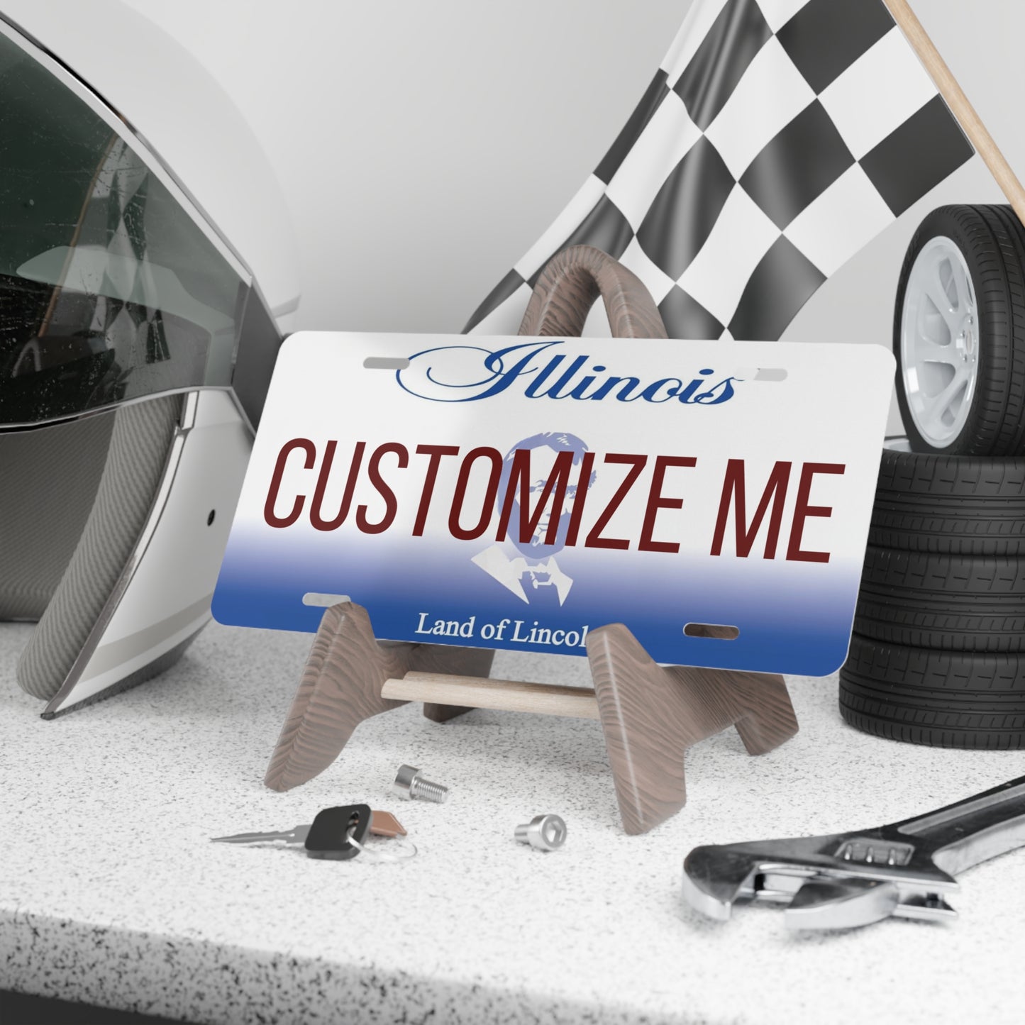 Custom Personalized Illinois Vanity Plate - Customize Me Idaho The Prairie State