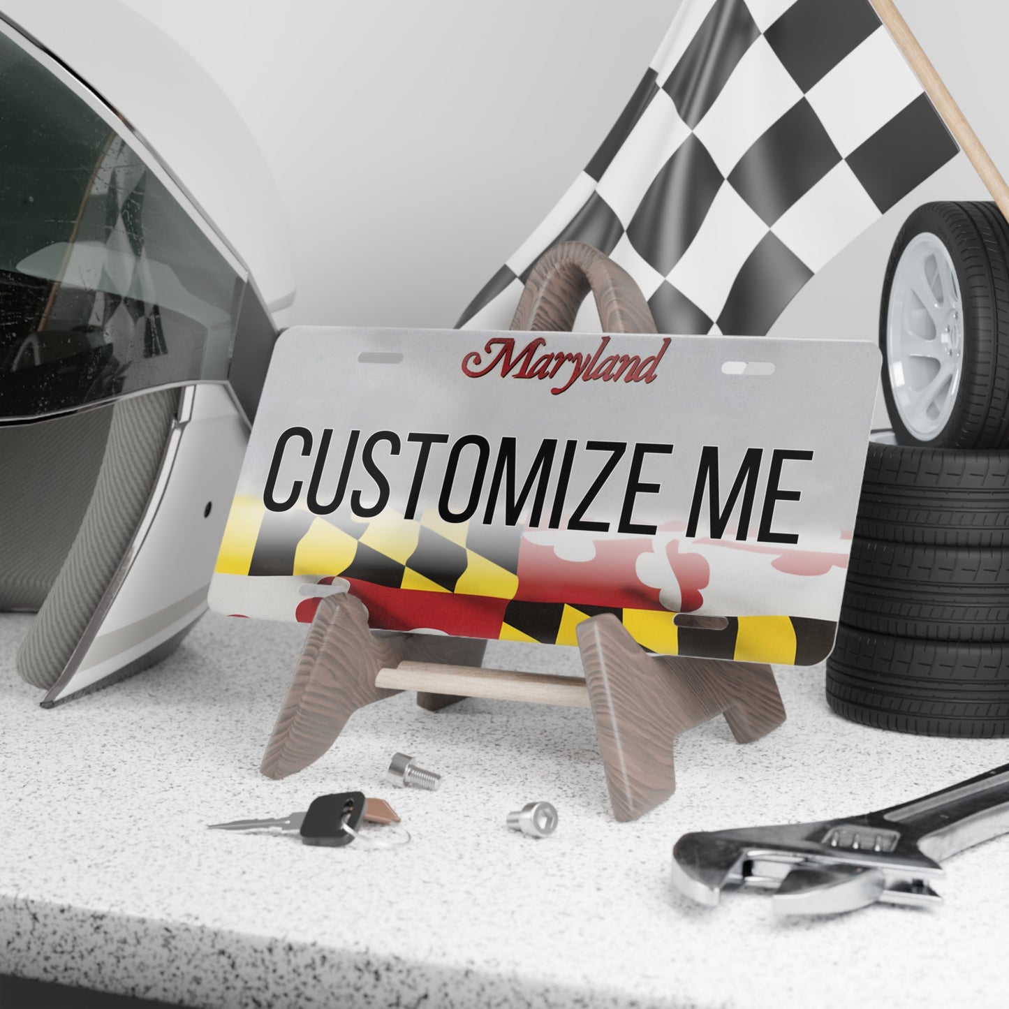 Custom Personalized Maryland Vanity Plate - Customize Me Maryland The Old Line State