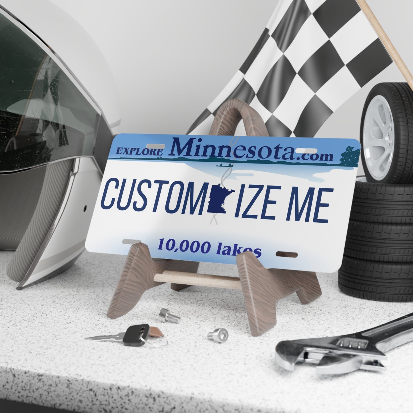 Custom Personalized Minnesota Vanity Plate - Customize Me Minnesota The North Star State