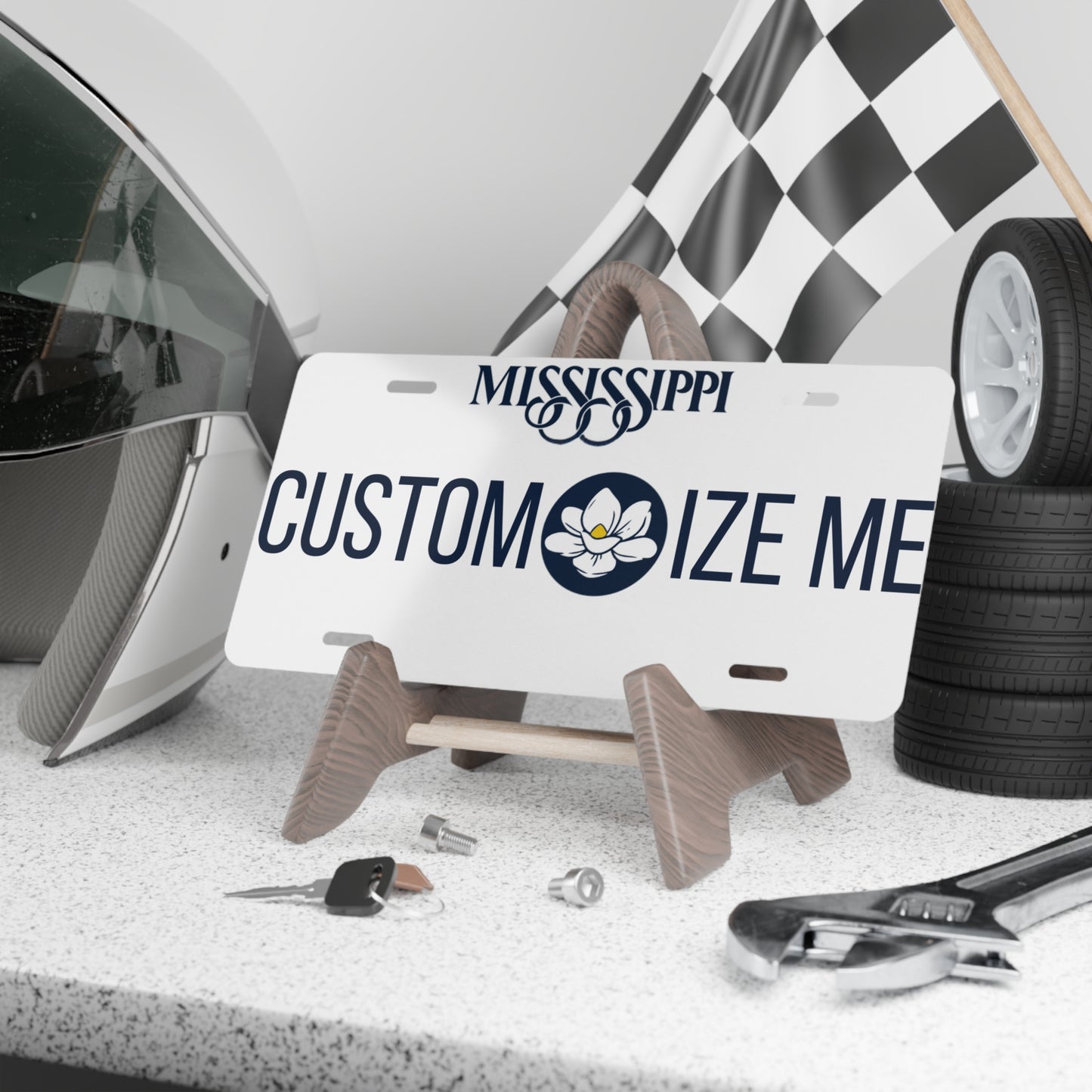 Custom Personalized Mississippi Vanity Plate - Customize Me Mississippi The Magnolia State
