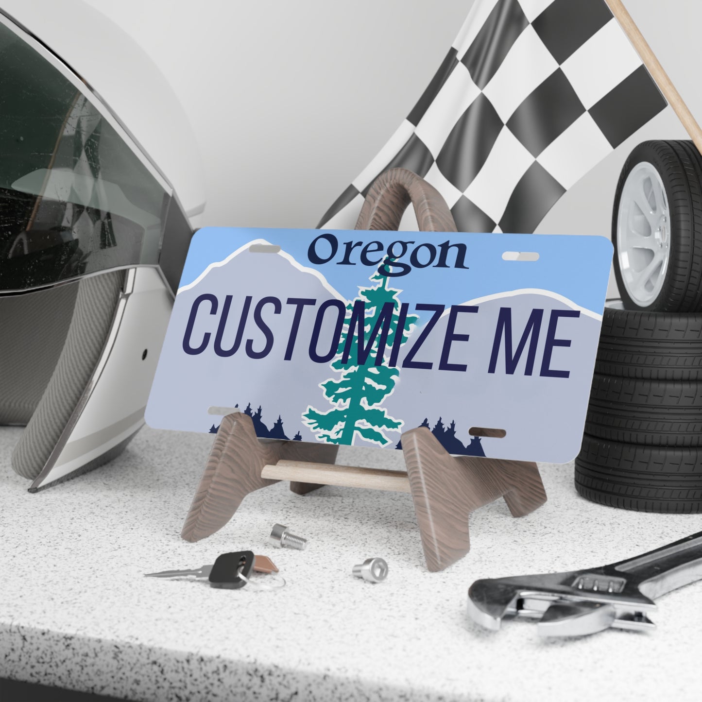 Custom Personalized Oregon Vanity Plate - Customize Me Oregon The Beaver State