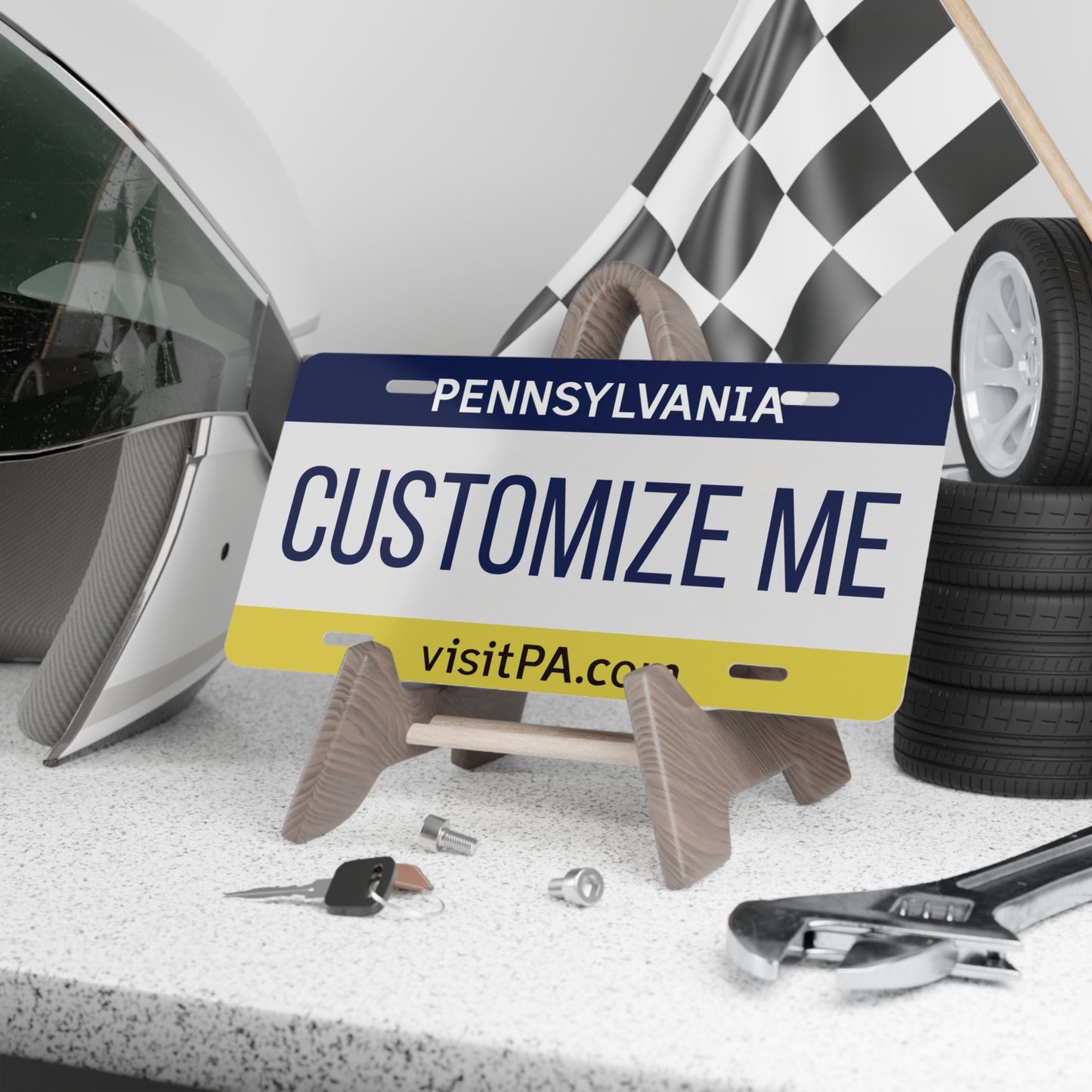 Custom Personalized Pennsylvania Vanity Plate - Customize Me Pennsylvania The Keystone State