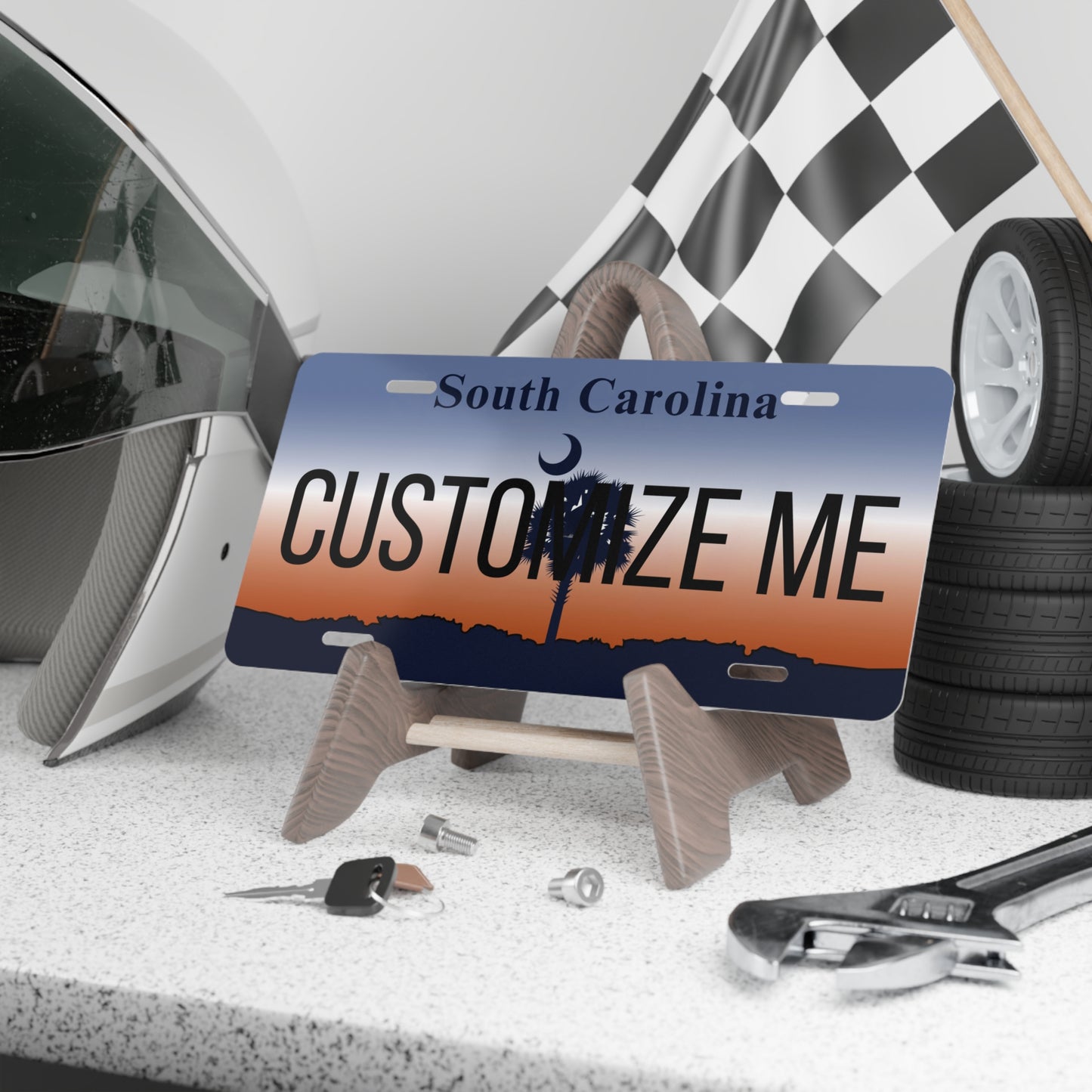 Custom Personalized South Carolina Vanity Plate - Customize Me South Carolina The Palmetto State