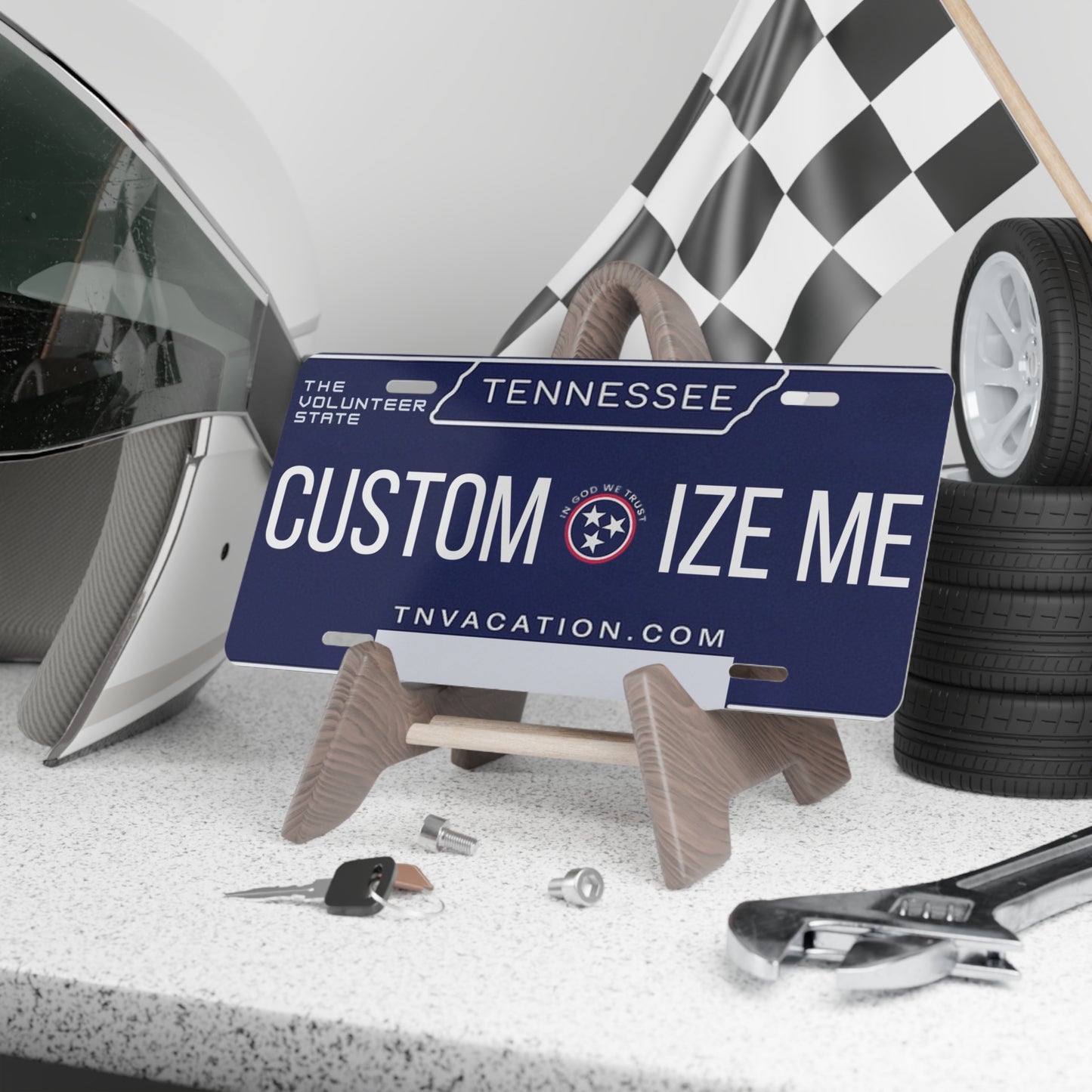 Custom Personalized Tennessee Vanity Plate - Customize Me Tennessee The Volunteer State