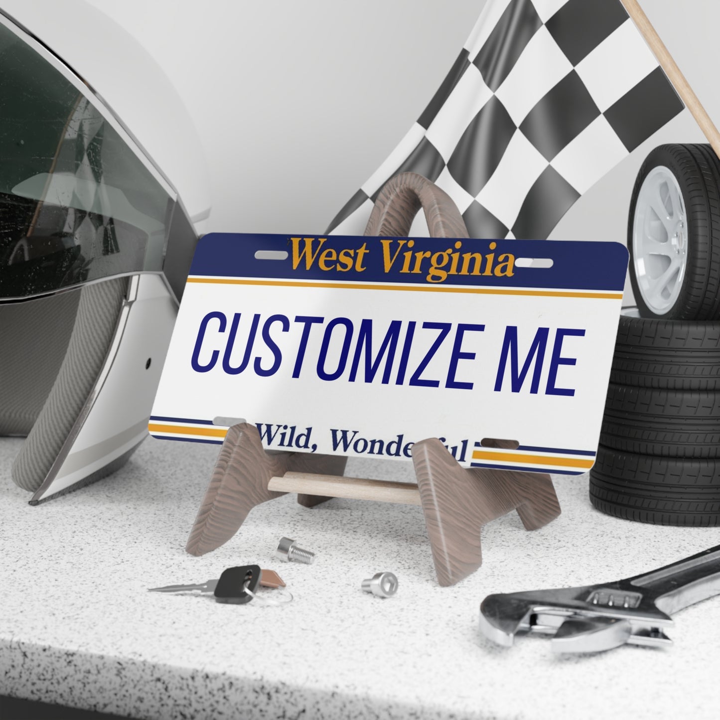 Custom Personalized West Virginia Vanity Plate - Customize Me West Virginia The Mountain State