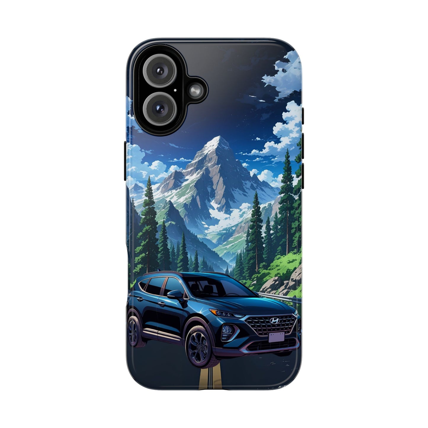 Customizable Tough Phone Cases for iPhone Presented by My Car AI