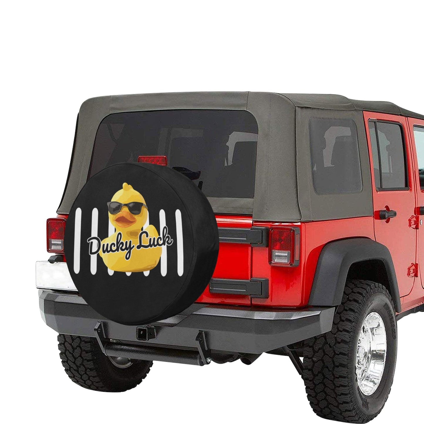 Ducky Luck 30" Spare Tire Cover – Jeep & SUV Rear Tire Protector