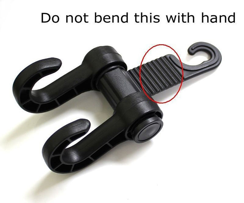 Multifunctional Car Hook Storage Solution