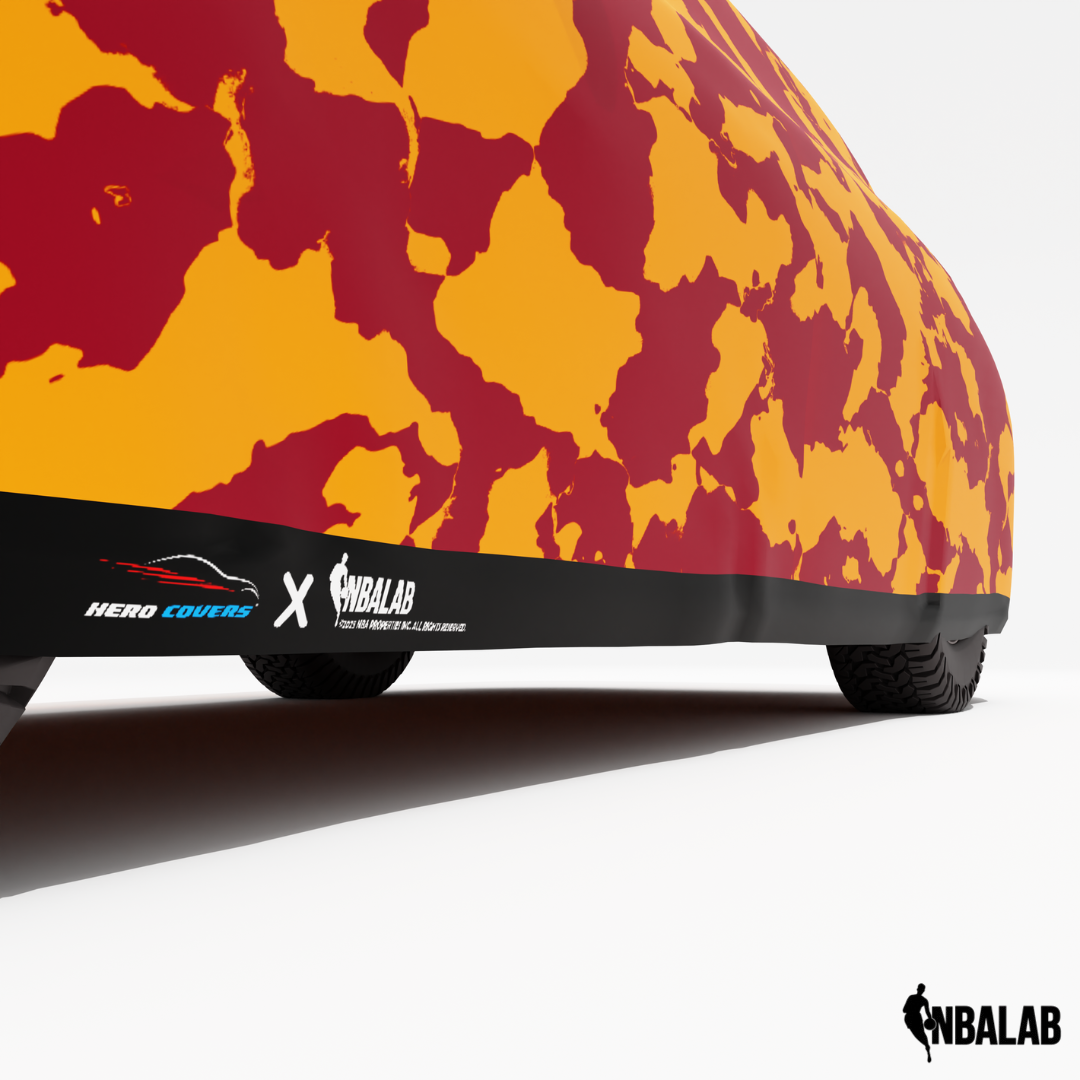 Officially Licensed Miami Heat Comouflage Car Covers – Indoor & Outdoor | NBA Protection | HeroCovers