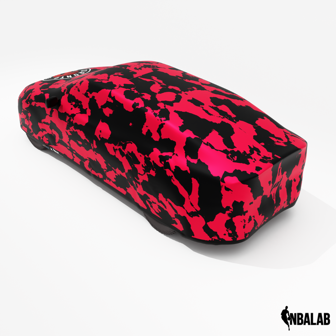 Officially Licensed Toronto Raptors Comouflage Car Covers – Indoor & Outdoor | NBA Protection | HeroCovers