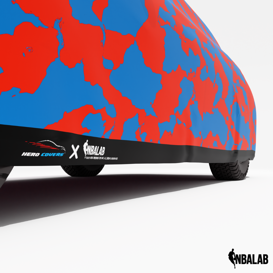 Officially Licensed Oklahoma City Comouflage Car Covers – Indoor & Outdoor | NBA Protection | HeroCovers