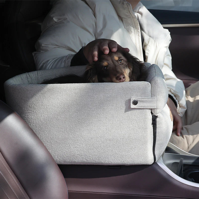 Travel Pet Car Seat Center Console Portable Portable Pet Carrier Bed