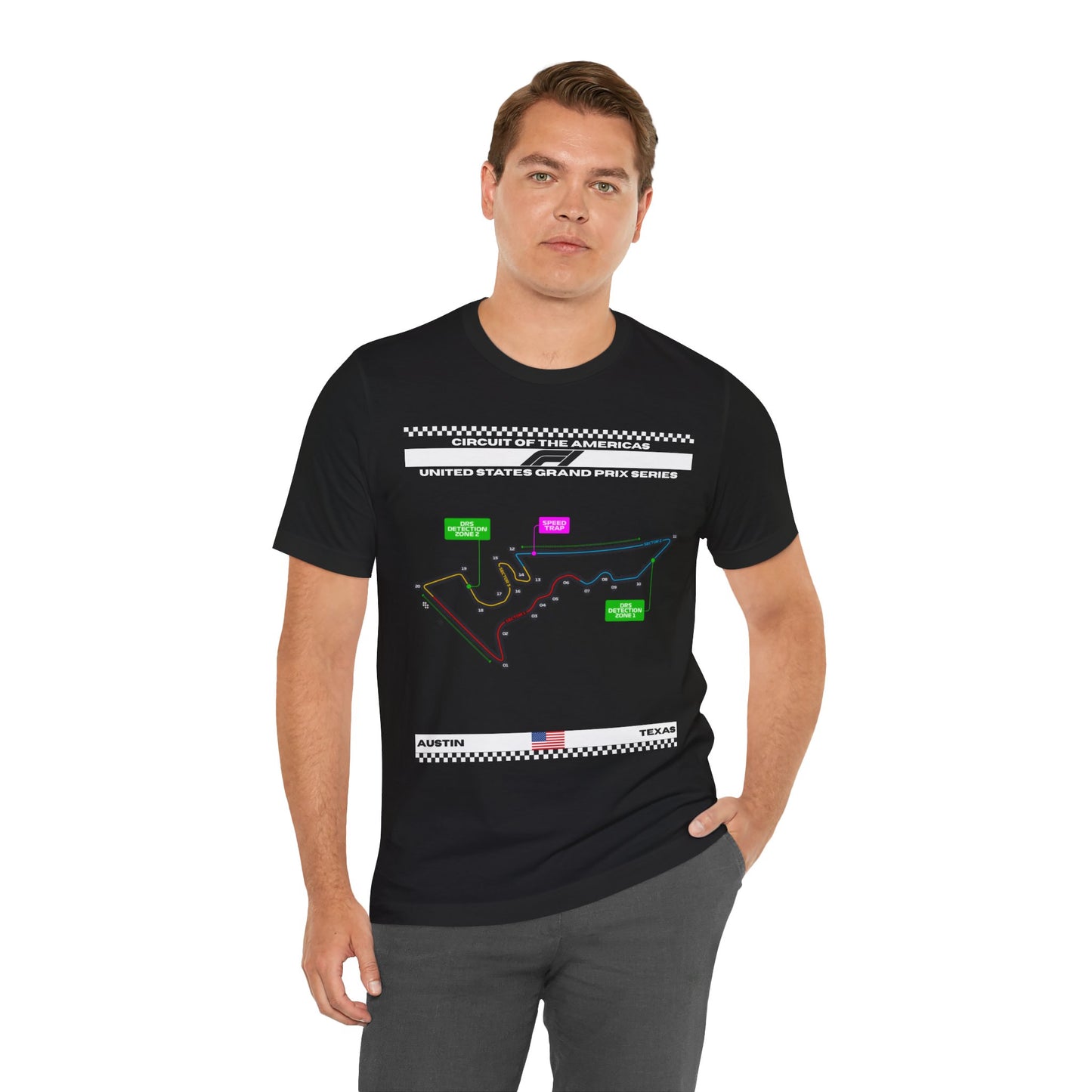 USA Grand Prix Shirt Series – Circuit of the Americas Edition | F1-Inspired Circuit Tee