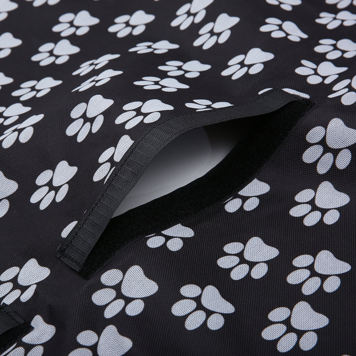 Universal Waterproof Back Car Hammock Pet Protector Cover for Animal Lovers with Paw Print Design