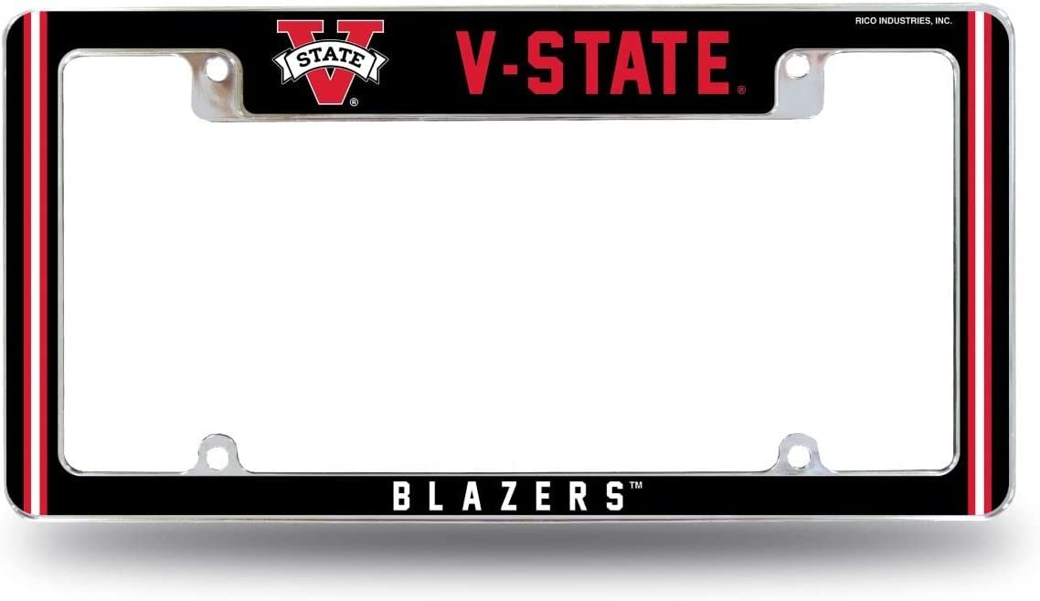 Valdosta State University Blazers Metal License Plate Frame Chrome Tag Cover 12x6 Inch Alternate Design