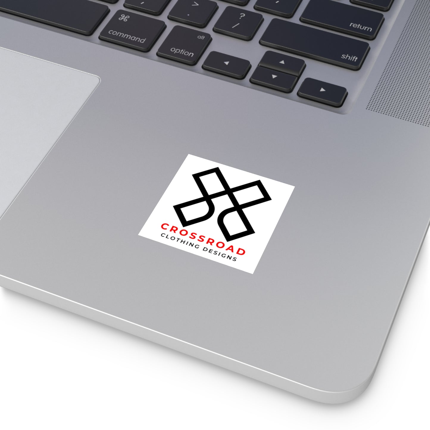 Crossroad Square Indoor\Outdoor Stickers (Black Text)