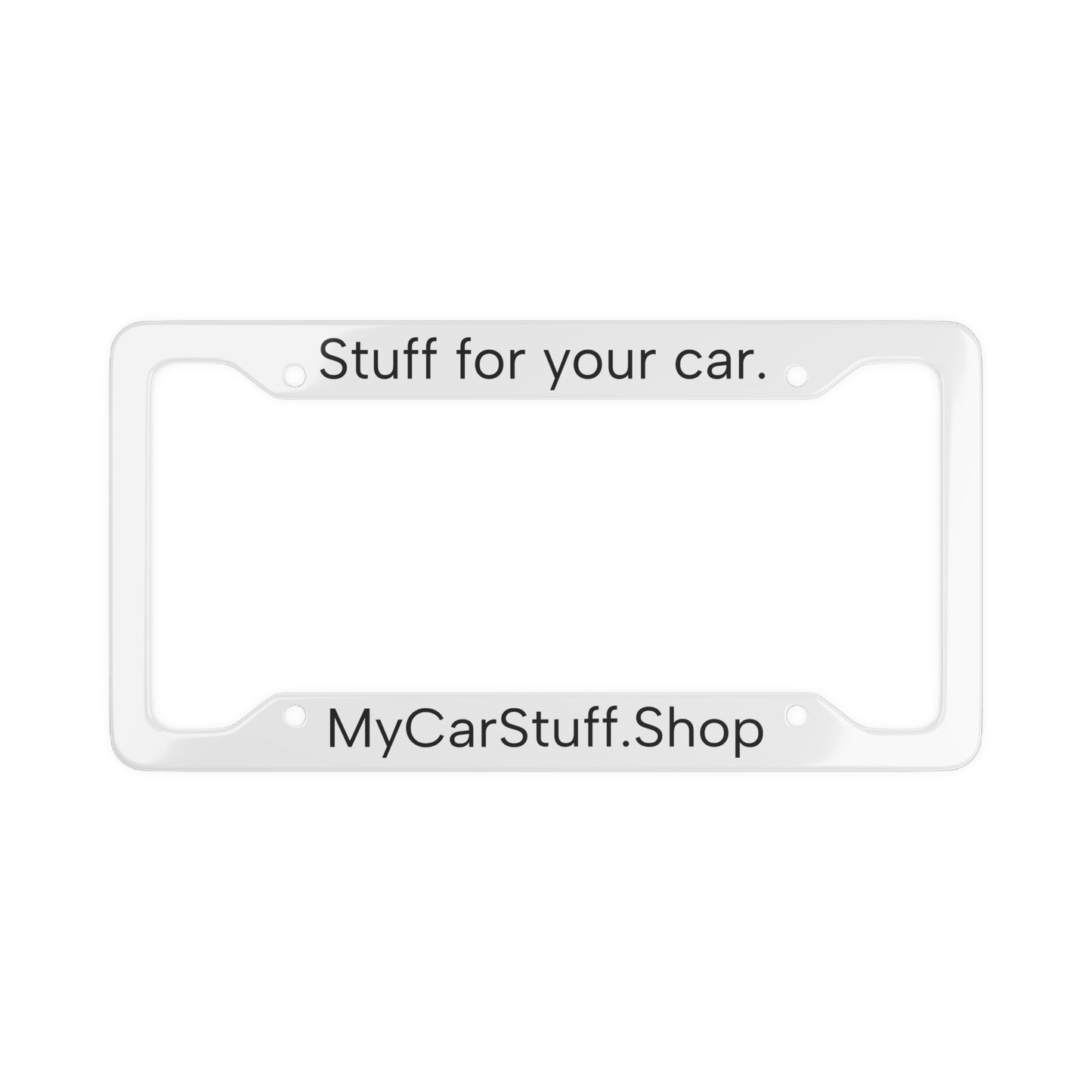 My Car Stuff License Plate Frame