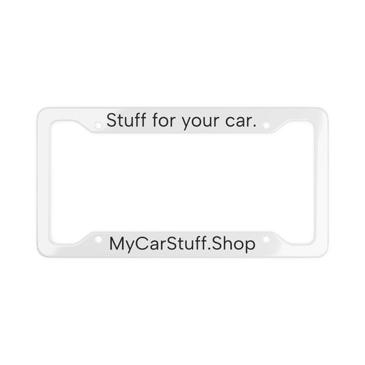 My Car Stuff License Plate Frame