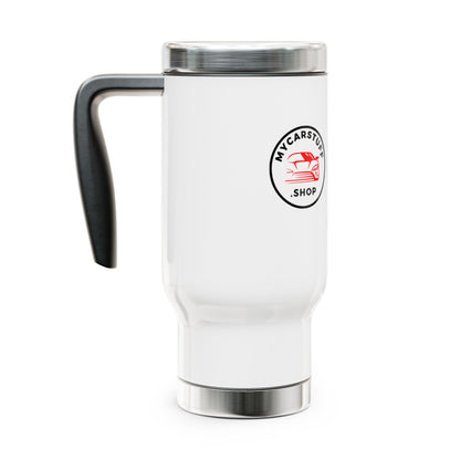 My Car Stuff Stainless Steel Travel Mug with Handle, 14oz