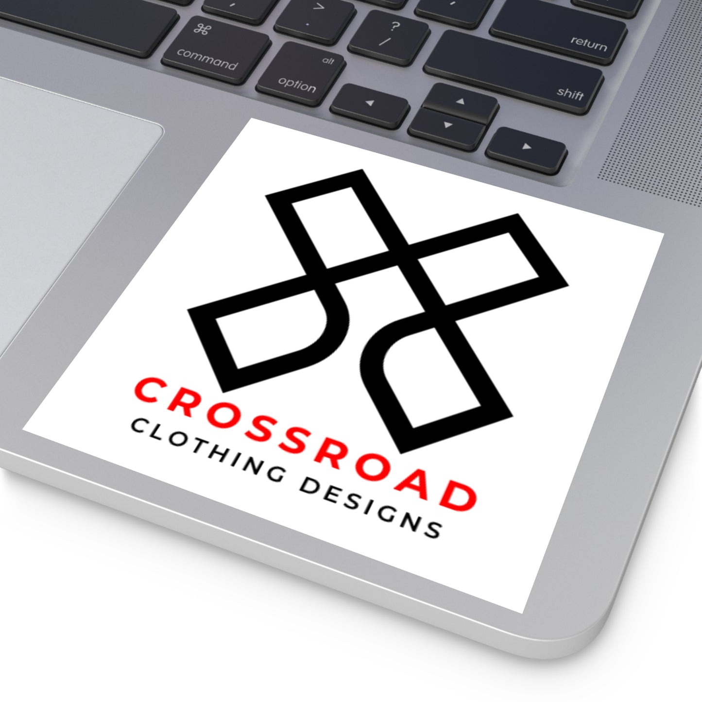 Crossroad Square Indoor\Outdoor Stickers (Black Text)