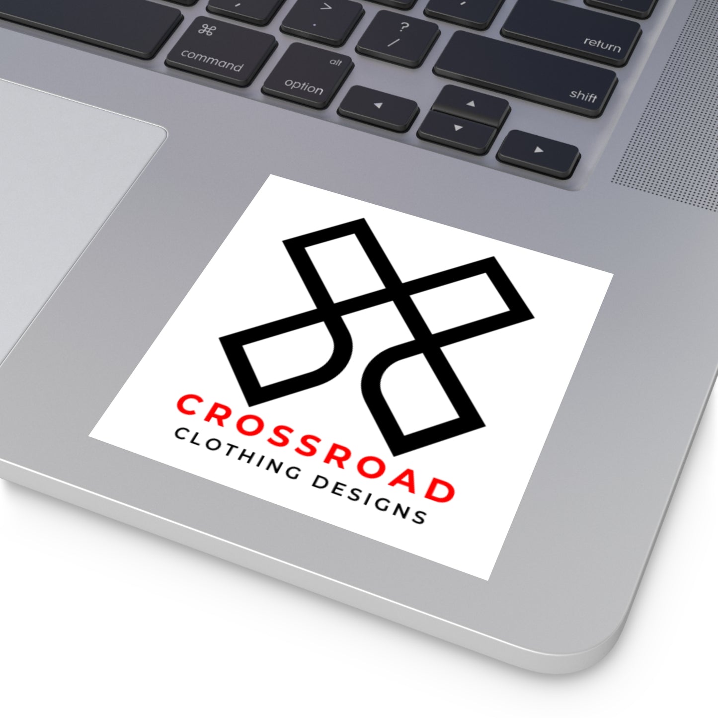 Crossroad Square Indoor\Outdoor Stickers (Black Text)