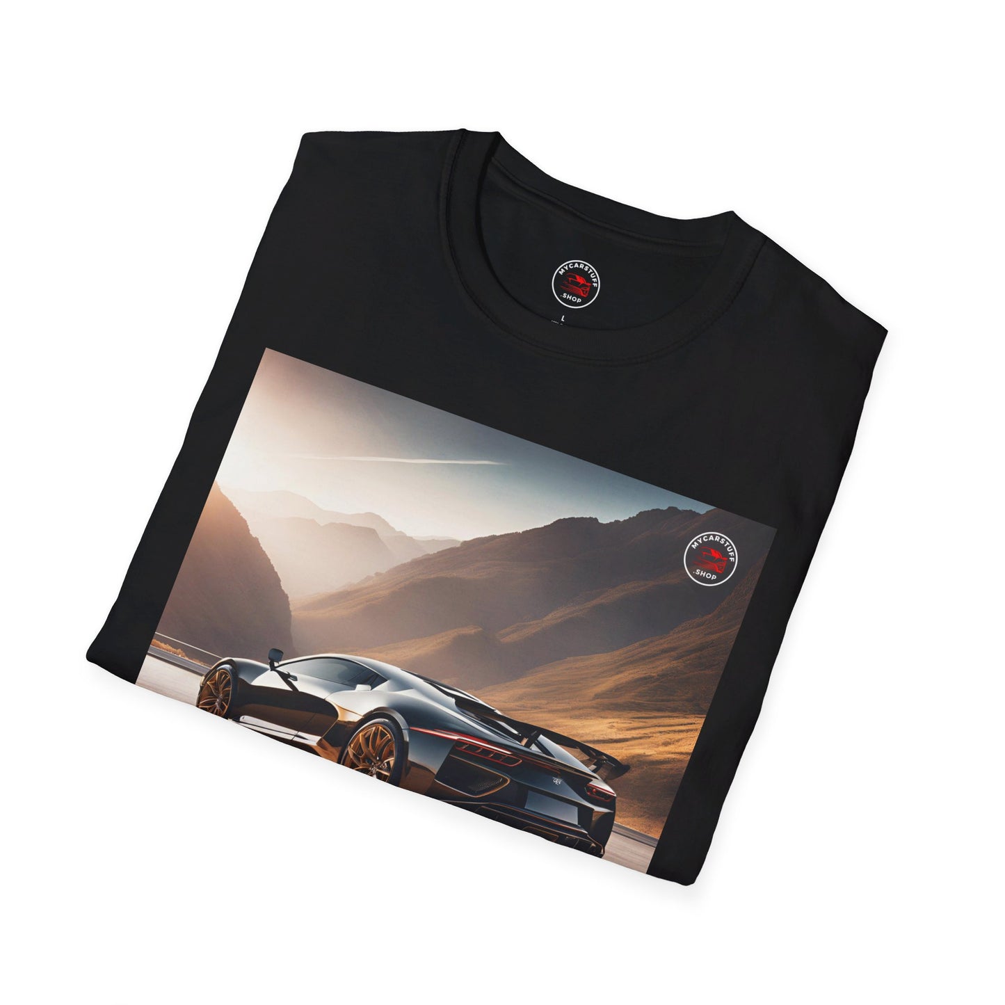 My Car Stuff 'Bugatti' Custom Design Unisex Softstyle T-Shirt