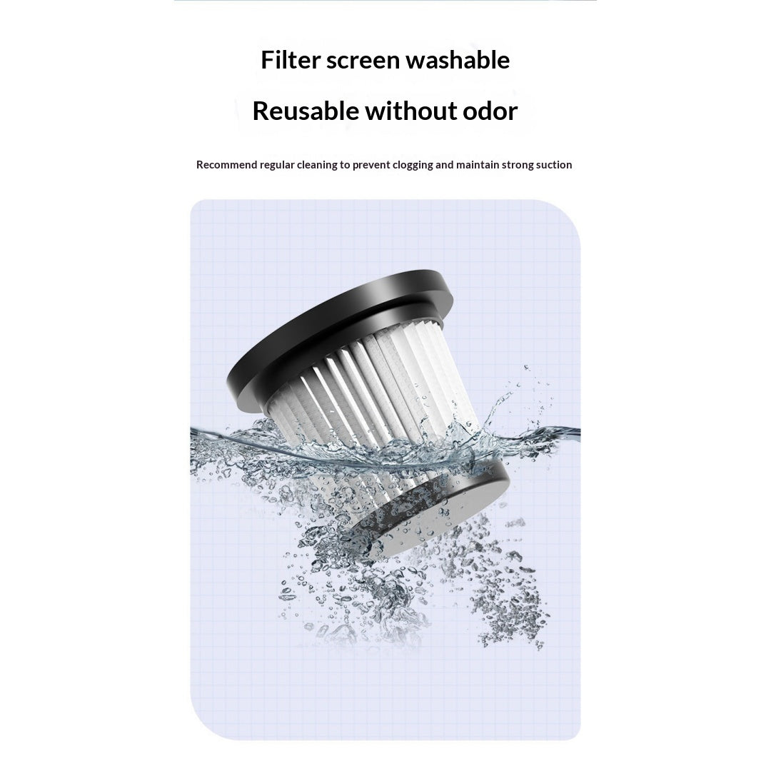 Washable HEPA filter for the pet grooming vacuum under running water