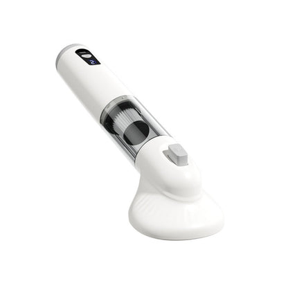 Pet grooming vacuum with the comb suction head attached