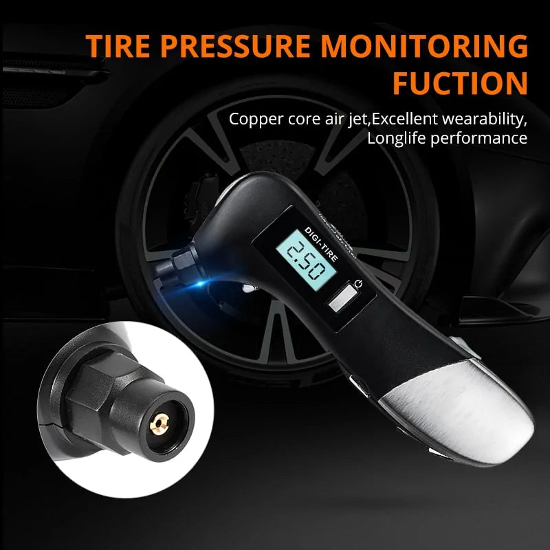 9 in 1 Multifunctional Digital Tire Gauge