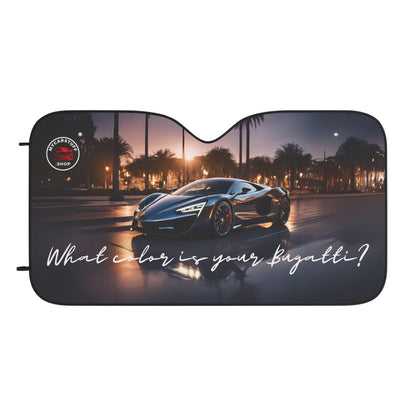 My Car Stuff 'What Color is Your Bugatti?' Custom Design Car Sun Shade