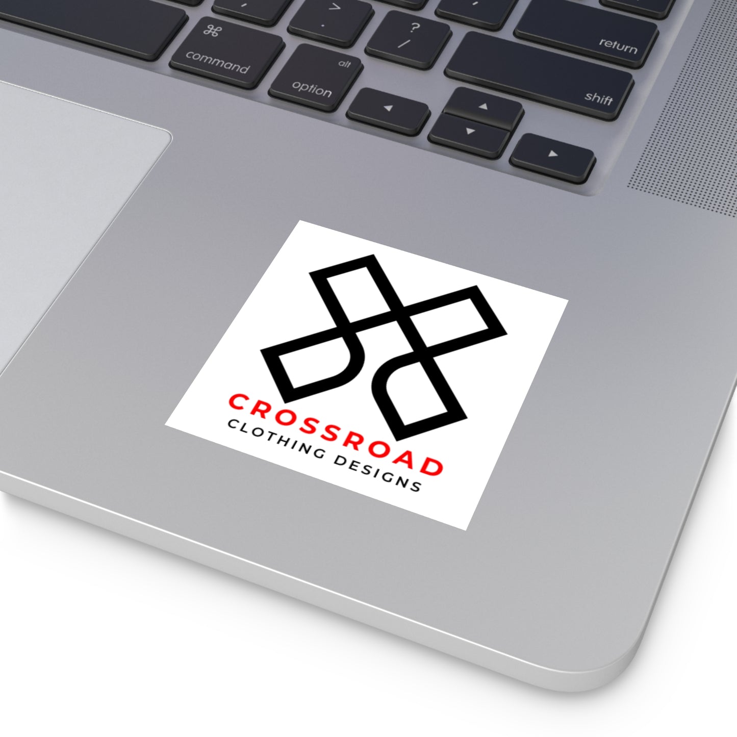 Crossroad Square Indoor\Outdoor Stickers (Black Text)