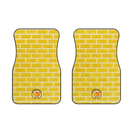 My Car Stuff 'Yellow Brick Road' Custom Design Car Mats (2x Front)