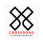 Crossroad Square Indoor\Outdoor Stickers (Black Text)