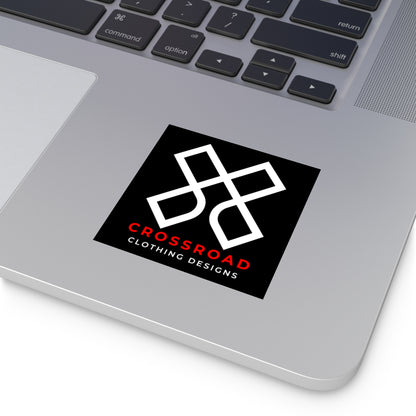 Crossroad Square Indoor\Outdoor Stickers (White Text)