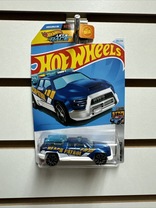 Hot Wheels 2024 Surf Duty Beach Patrol Blue HW Metro New