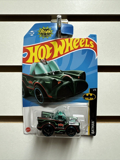 2023 Hot Wheels CLASSIC TV SERIES BATMOBILE #3/250 Green Blue Tooned BATMAN 1/5