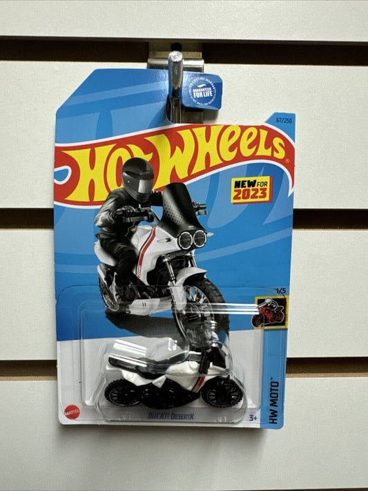 Hot Wheels 2024, HW Dirt, Ducati DesertX, White, #197