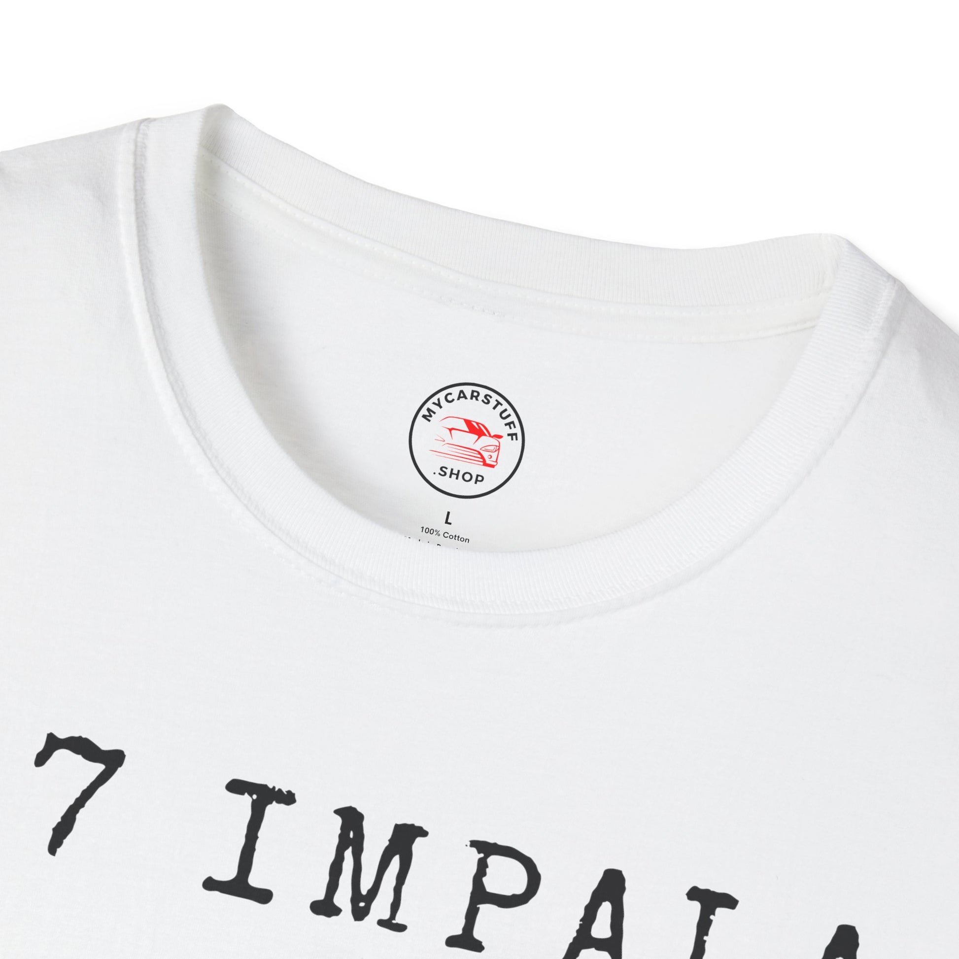 67 Impala Vintage American Muscle T-Shirt (Front Design) – Unisex Gildan Softstyle® 64000 Classic Car Tee