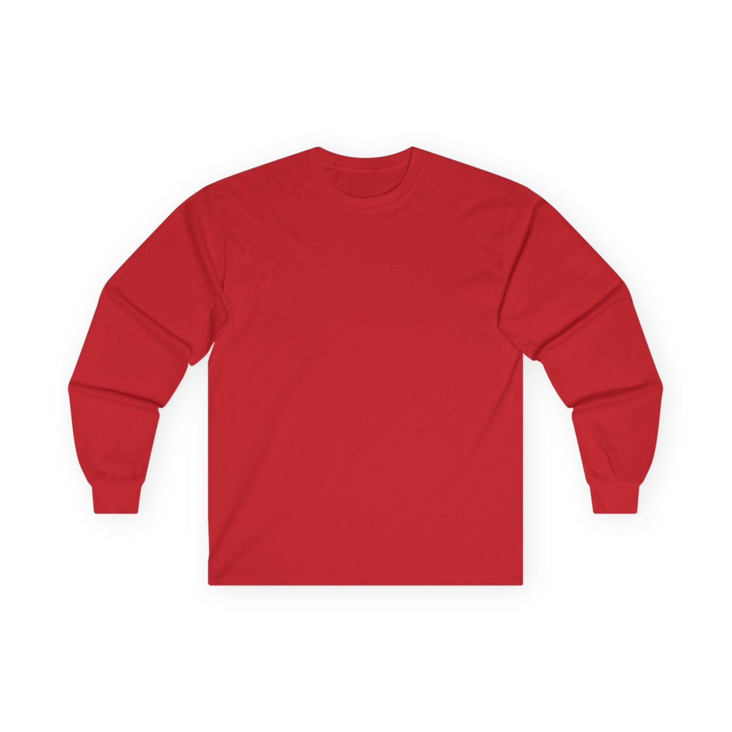 67 Red Impala Classic Car Unisex Ultra Cotton Long Sleeve Tee (Back Design)