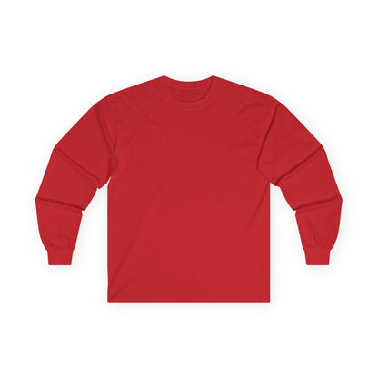 67 Red Impala Classic Car Unisex Ultra Cotton Long Sleeve Tee (Back Design)