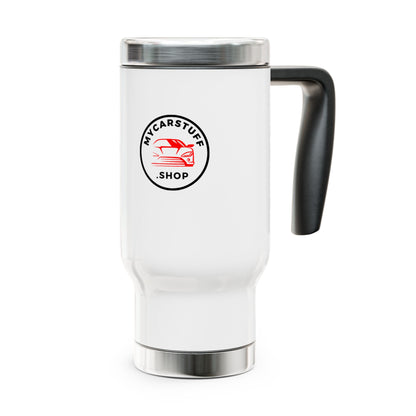 My Car Stuff Stainless Steel Travel Mug with Handle, 14oz