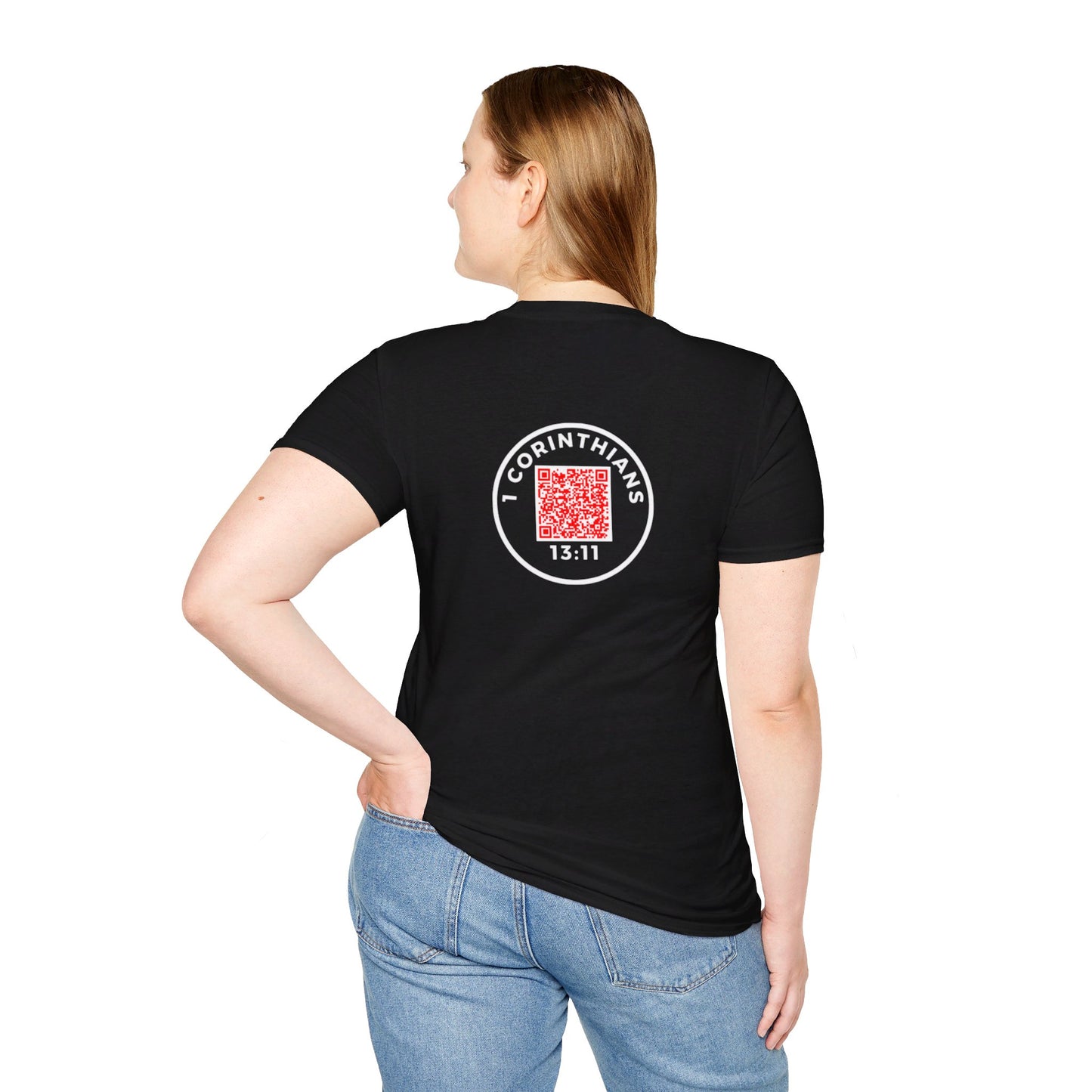 Crossroad 1 Corinthians 13:11 Unisex Softstyle T-Shirt