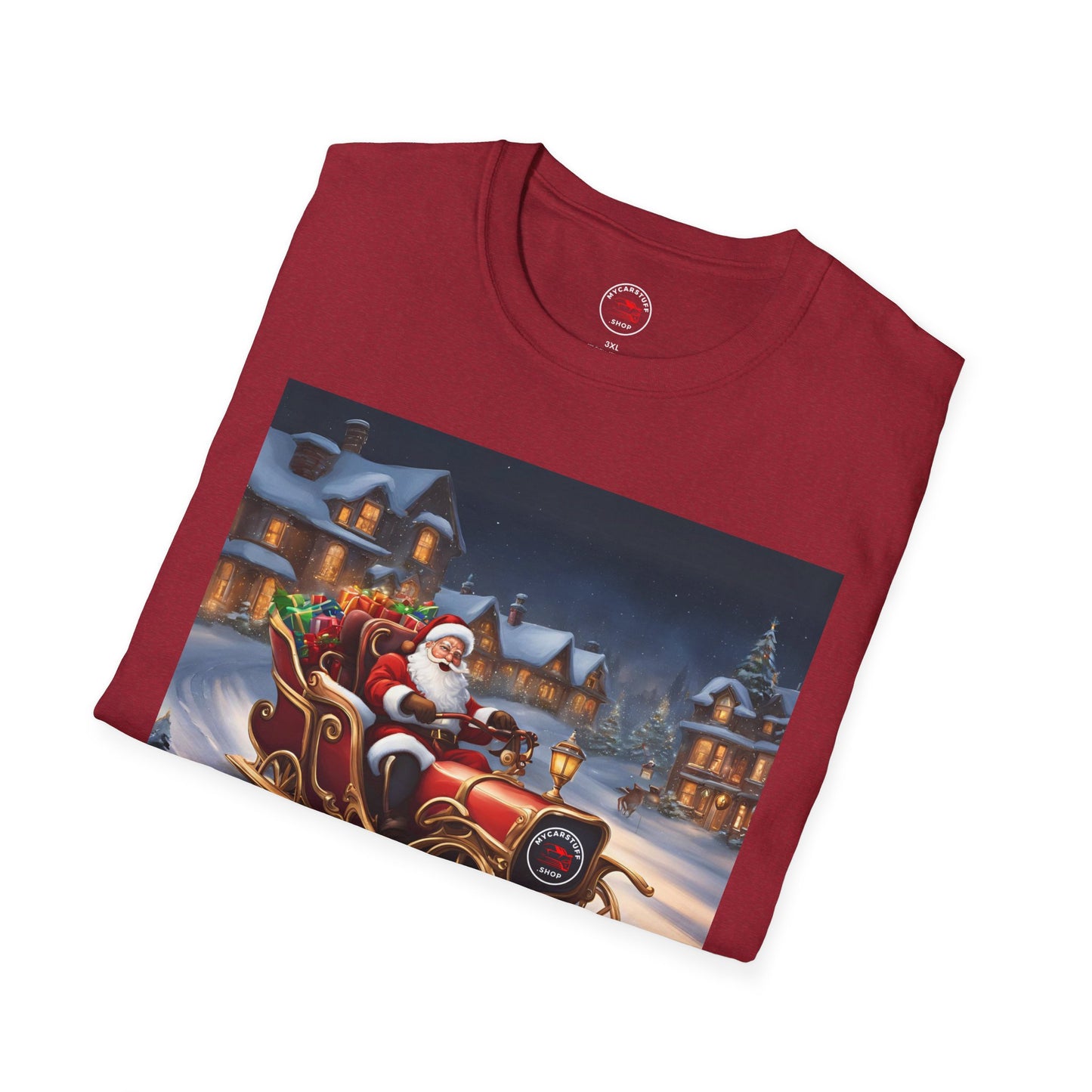 My Car Stuff 'Sleigh All Day' Christmas Custom Design Unisex Softstyle T-Shirt